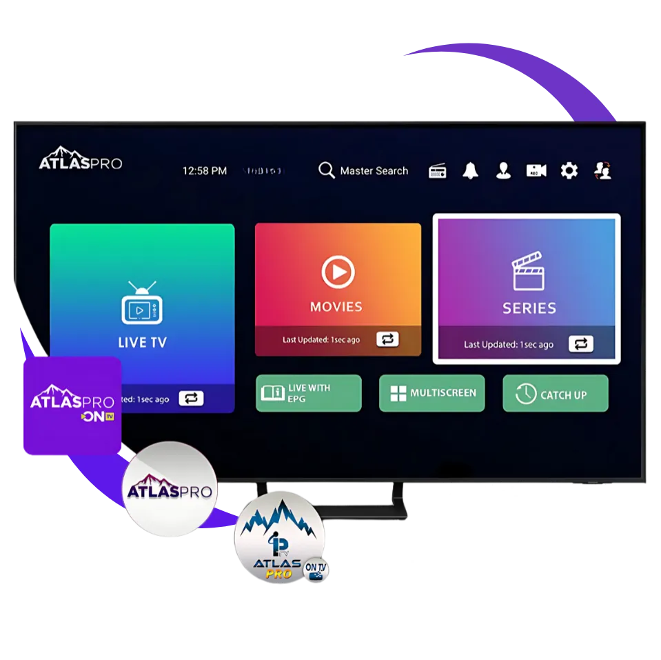 Interface de l'application Atlas Pro Windows sur un écran de PC